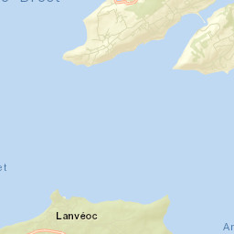 Lanvéoc Street Map