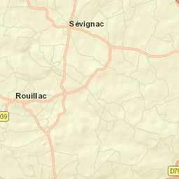 Sévignac Street Map