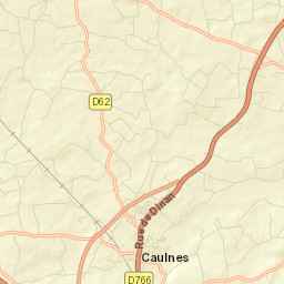 Caulnes Street Map