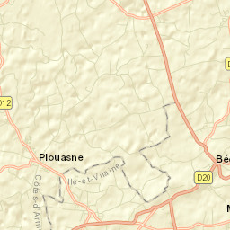 Plouasne Street Map