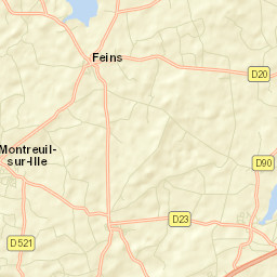 Montreuil-sur-Ille Street Map