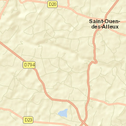 Saint-Ouen-des-Alleux Street Map