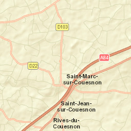 Saint-Jean-sur-Couesnon Street Map