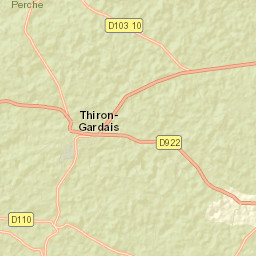 Thiron Gardais Street Map