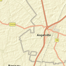Angerville Street Map
