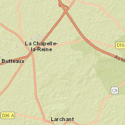 La Chapelle-la-Reine Street Map