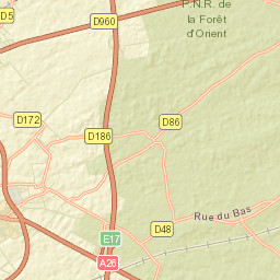 Creney-près-Troyes Street Map