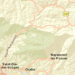 Saint-Dié-des-Vosges Street Map