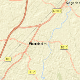 Ebersheim Street Map