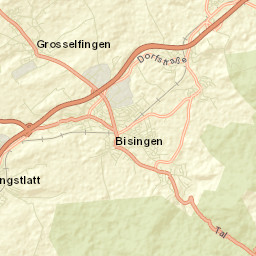 Bisingen Street Map