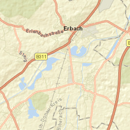 Erbach Street Map