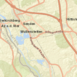 Senden Street Map