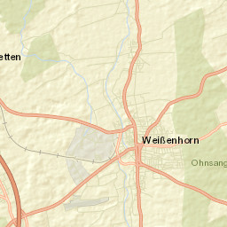Weißenhorn Street Map