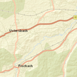 Ustersbach Street Map