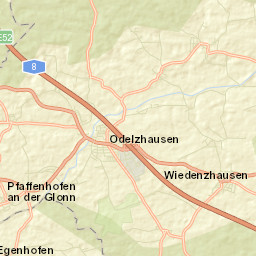Odelzhausen Street Map
