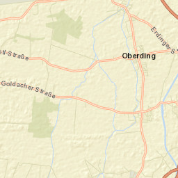 Oberding Street Map