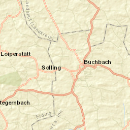 Buchbach Street Map