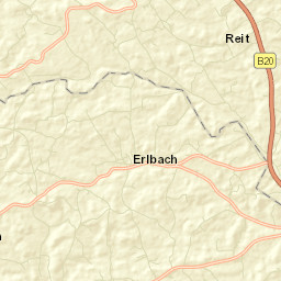 Erlbach Street Map