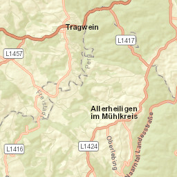 Tragwein Street Map