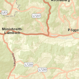 Pöggstall Street Map