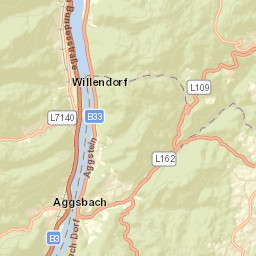 Aggsbach Street Map