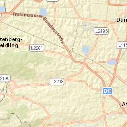 Atzenbrugg Street Map