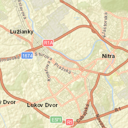 Nitra Street Map