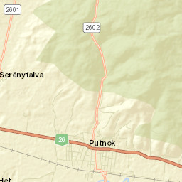Putnoki Járás Street Map