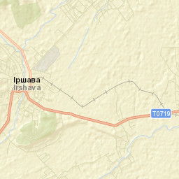 Irshava Raion Street Map