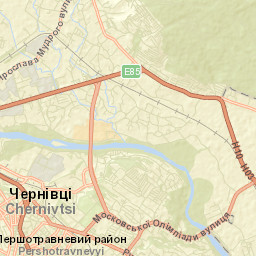 Chernivtsi Municipality Street Map