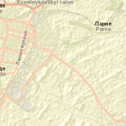 Synel’nykove Street Map