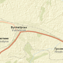 Vuhlehirs’k Street Map