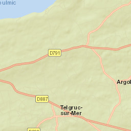 Telgruc-sur-Mer Street Map
