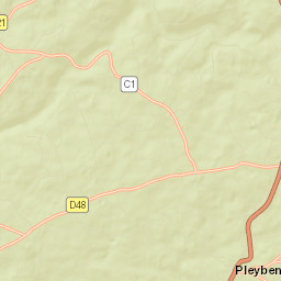 Département du Finistère Street Map