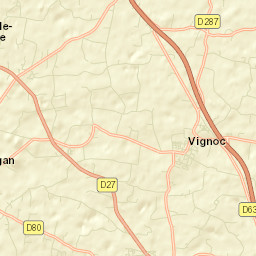 Vignoc Street Map
