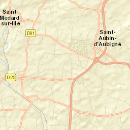 Saint-Médard-sur-Ille Street Map
