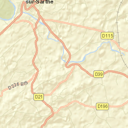 Fresnay-sur-Sarthe Street Map