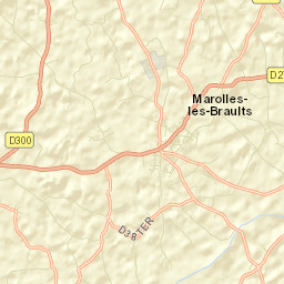 Marolles-les-Braults Street Map