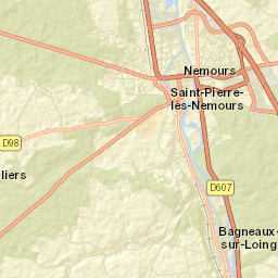 Saint-Pierre-lès-Nemours Street Map