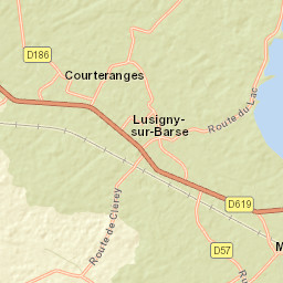 Lusigny-sur-Barse Street Map