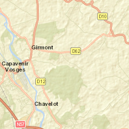 Thaon-les-Vosges Street Map
