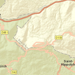 Saint-Hippolyte Street Map