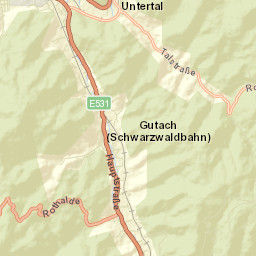 Gutach Street Map