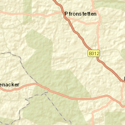 Pfronstetten Street Map