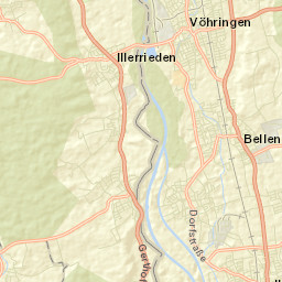 Illerrieden Street Map