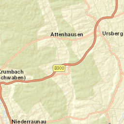 Ursberg Street Map