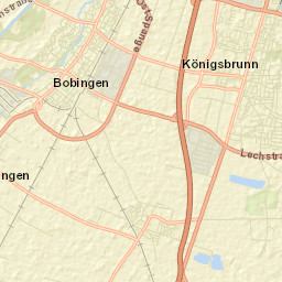Oberottmarshausen Street Map
