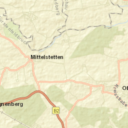 Mittelstetten Street Map