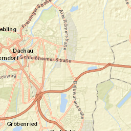 Karlsfeld Street Map