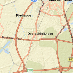 Unterschleißheim Street Map